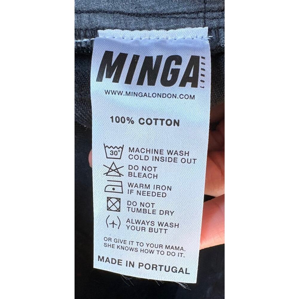 Minga Women’s Heart pattern Wide Leg Jeans Size 2 Black T6 - Picture 4 of 8